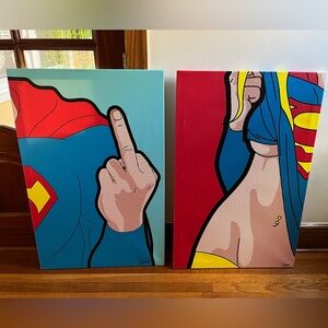 Superman/Superwoman Naughty Duo Set